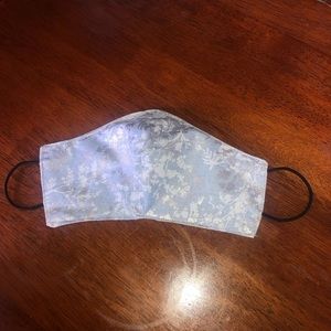 Silver trees handmade face mask reversible